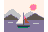 Real 48 by 32 sailboat asset displayed at four times native size
